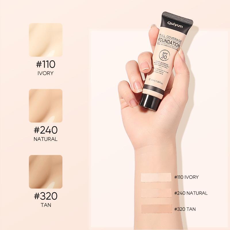 30ml Long Lasting Foundation, Natural Concealer Foundation, Moisturizing Makeup Cream, Daily Makeup Products