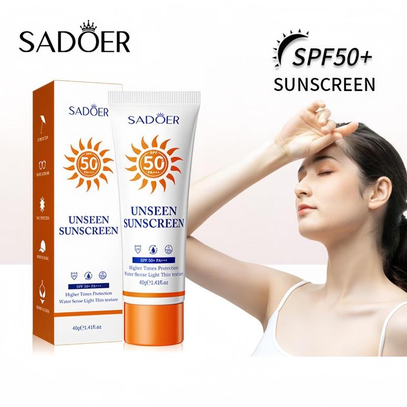 Sunscreen (1 Piece), SPF50+ PA+++ Waterproof Sunscreen, Moisturizing Sunscreen, Long Lasting Sunscreen, Face Sunscreen, Facial Sunscreen, Hydrating Sunscreen, Suitable for All Skins