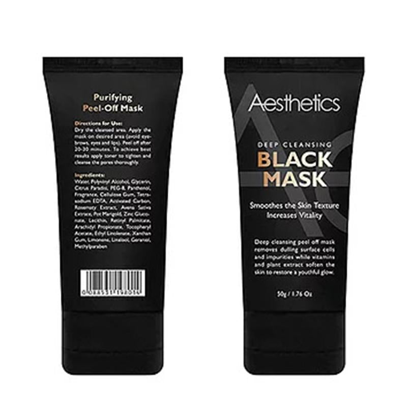 Black Peel-Off Mask Skincare Silicone Comfort Smoother Skin Repair Charcoal Exfoliant Gentle