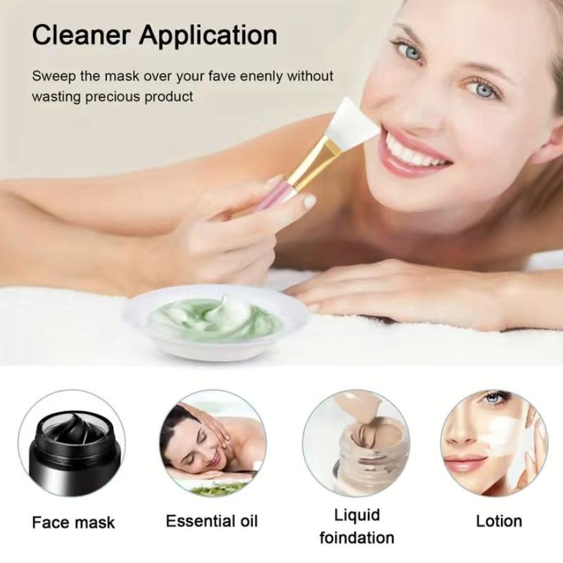 Ice Roller & Silicone Face Mask Brush & Facial Cleansing Tool, Comfort Facial Beauty & Personal Skincare Tools for Women & Girls