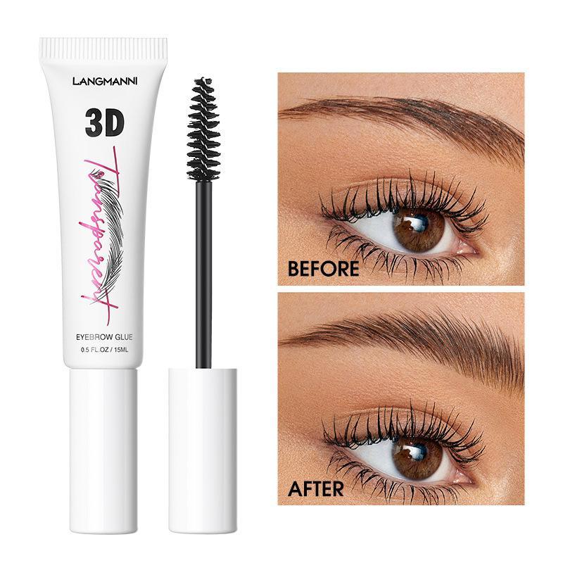 Long Lasting Eyebrow Gel, 4 Counts/set?Waterproof Eyebrow Styling Gel, Brow Tamer Eyebrow Gel, Smudge Proof Eye Brow Styling Gel, Makeup Accessories