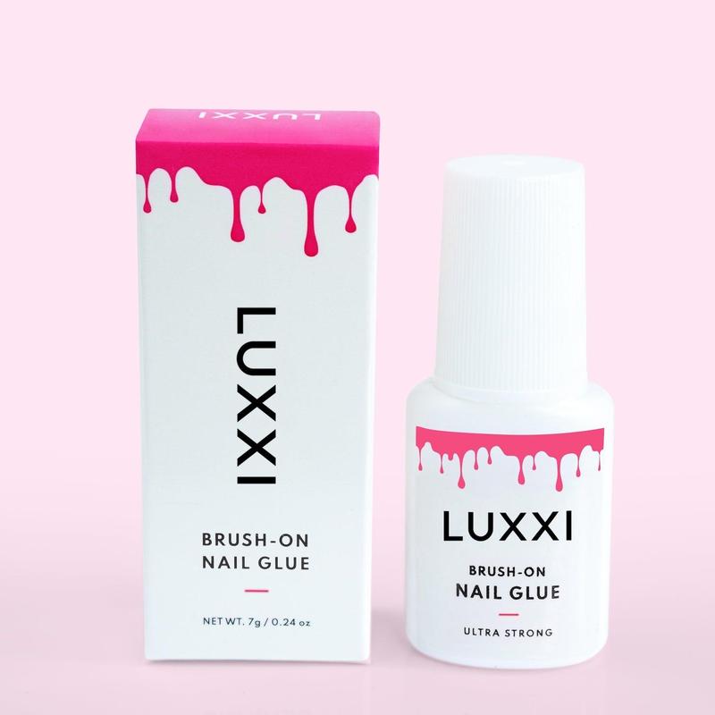 Ultra Strong Brush-On Nail Glue for Long Lasting Wear | LUXXI