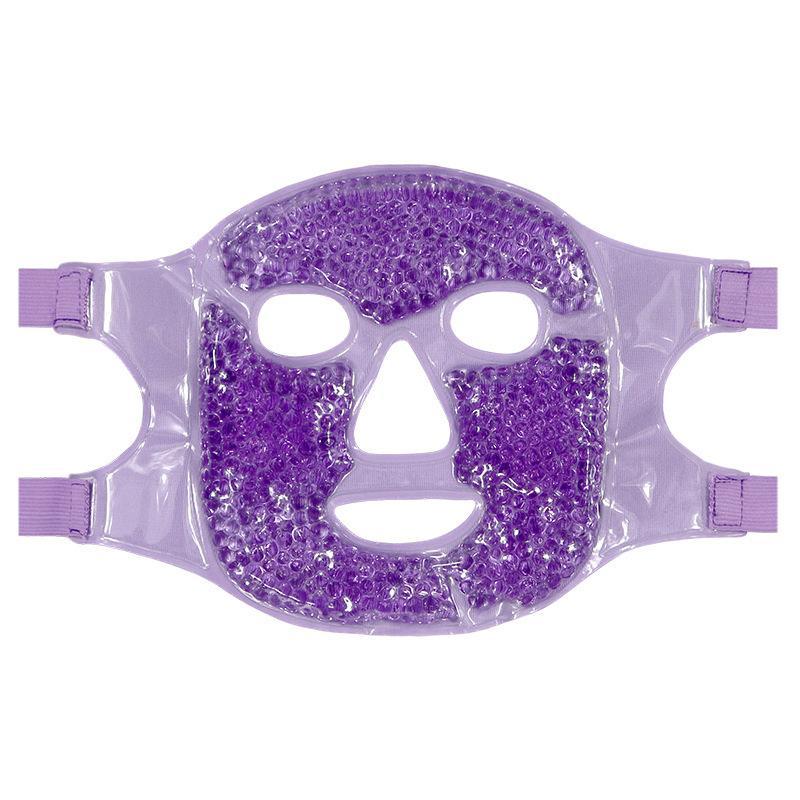 Hot & Cold Ice Pack Mask, Reusable Soft Ice Compress, Facial Spa Relief Gel Beads Skin Care Tool