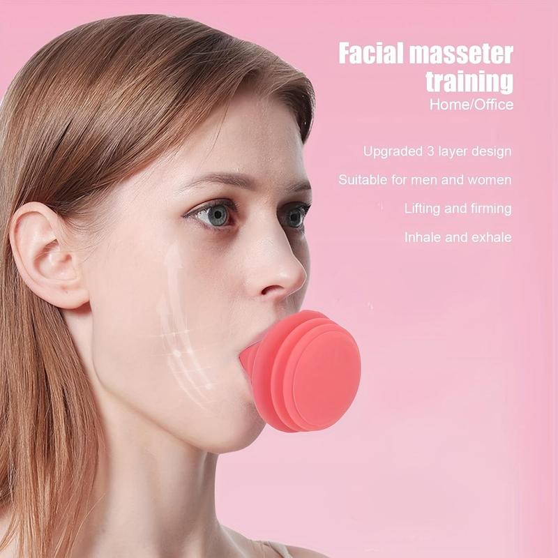 Face Neck Toning Exerciser, 1 Count Portable Face Trainer, V Face Shaping Slimming Skin Lifting & Firming Tool