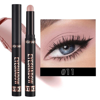 Long Lasting Eyeshadow Pen, 1 Count Waterproof Eyeshadow Stick, High Pigmented Highlighter Pen, Natural Eye Shadow Makeup Pen, Easy to Apply for Eye Makeup, Great for Professional & Beginners