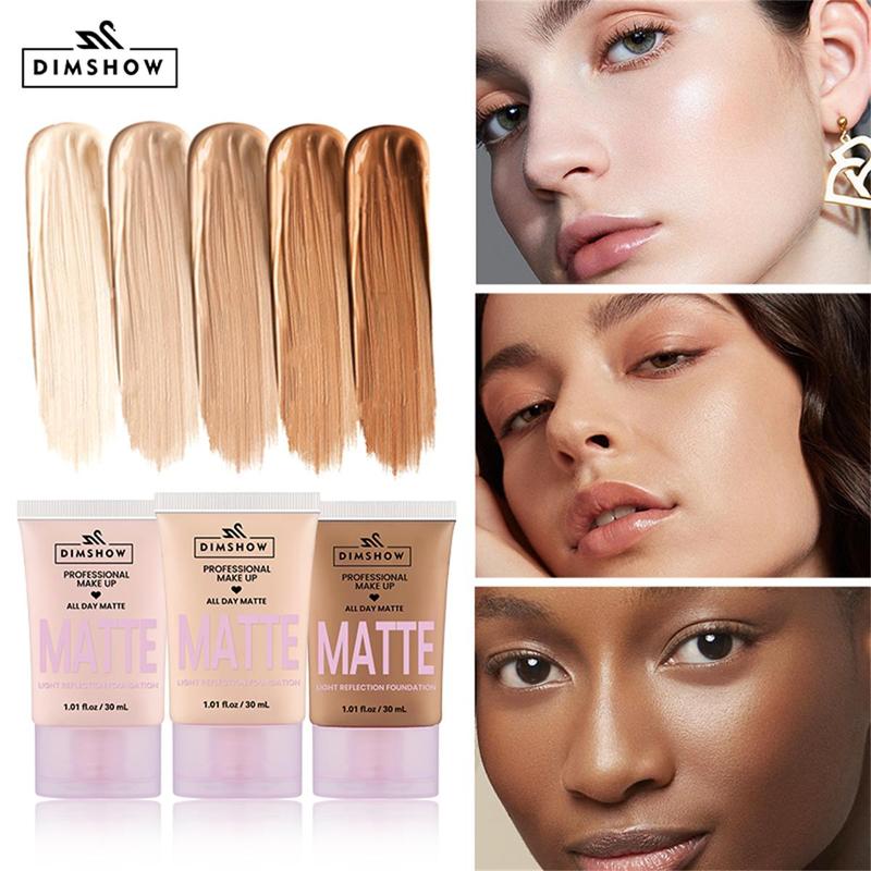 Long-lasting Matte Foundation, Moisturizing Dark Covering, Concealing Foundation Cream, Full Coverage Flawless Makeup Cream