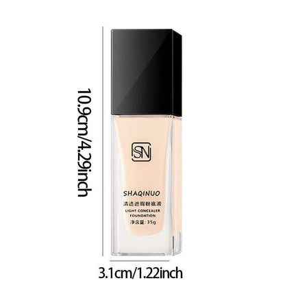 35g Long-lasting Concealer Foundation, 1 Count Moisturizing Waterproof Foundation For Women & Girls, Facial Makeup Product