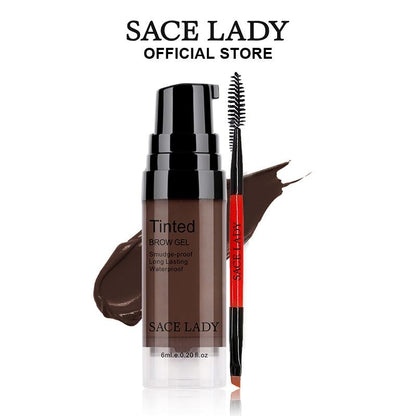 SACE LADY Long Lasting Eyebrow Gel Waterproof Pigemented Tinted Eye Brow Cream Makeup Kit