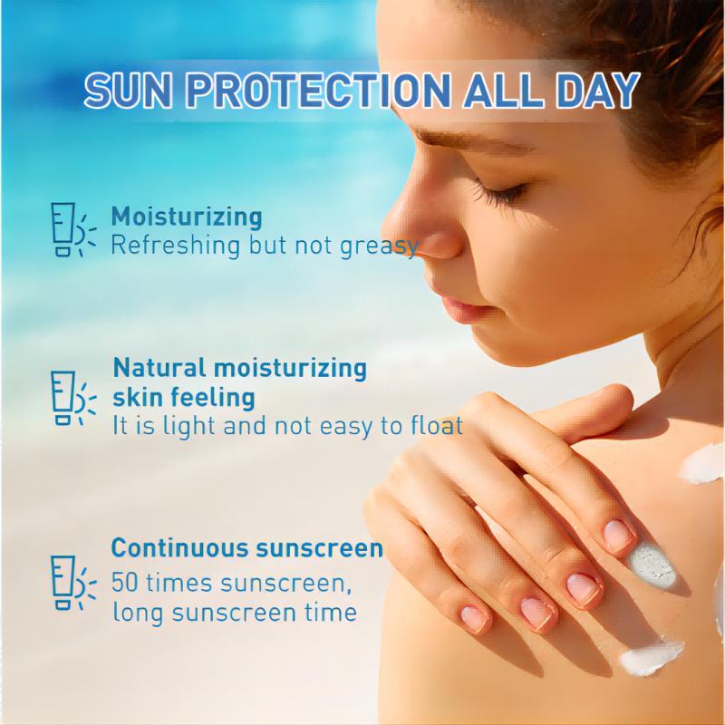 50ml Oil Control Sun Cream (1 Piece), Sun Protection Cream, UV Protection Lotion, Outdoor Skin Care Products