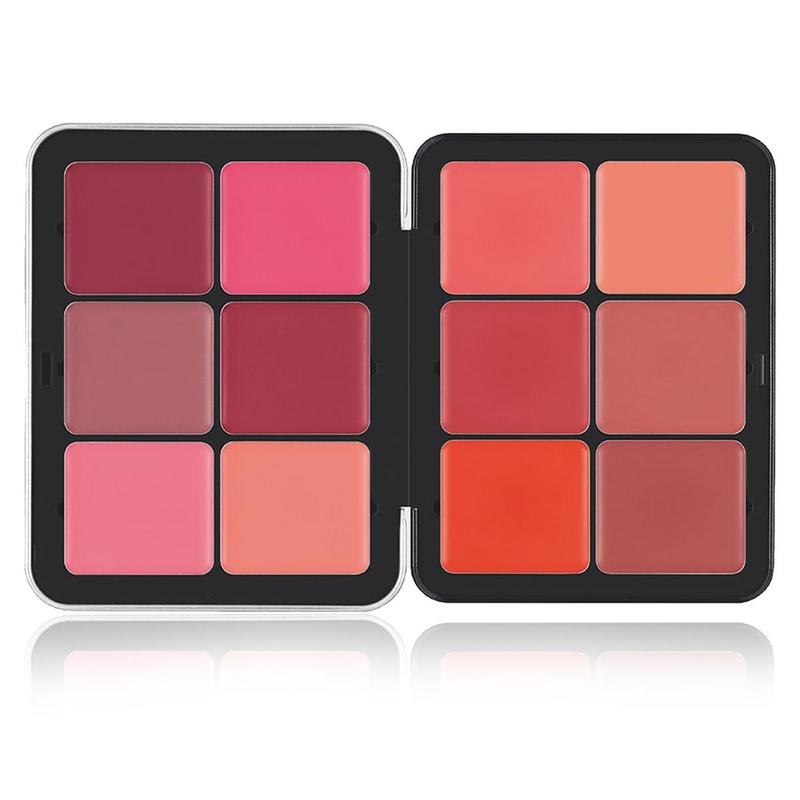 12 Colors Long Lasting Makeup Blush Palette, Smooth Blush Powder, Conchita Blush Palette, Natural Look Shadow Makeup Blush Palettes, Cheeks Contour Blush Pressed Powder