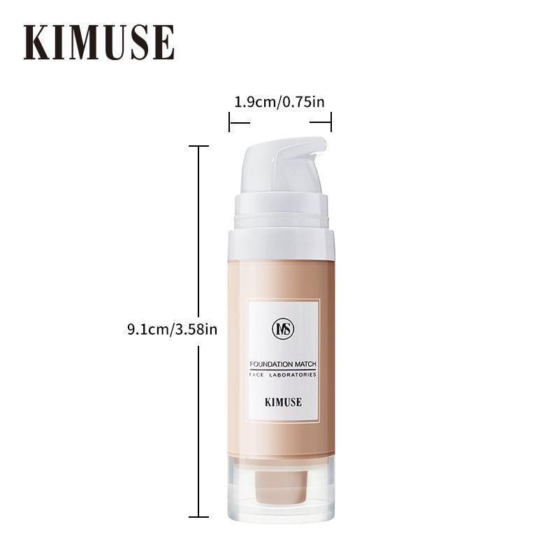 Long Lasting Waterproof Liquid Foundation, 1 Count Moisturizing Concealer, Dark Skin Covering Foundation Cream, Full Coverage Flawless Makeup Cream