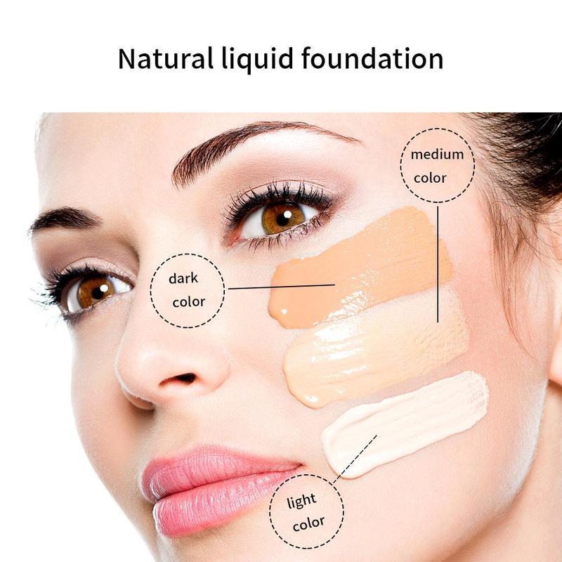 Matte Long-lasting Liquid Foundation, Natural Flawless Lightweight Liquid Foundation, Makeup Product for Women