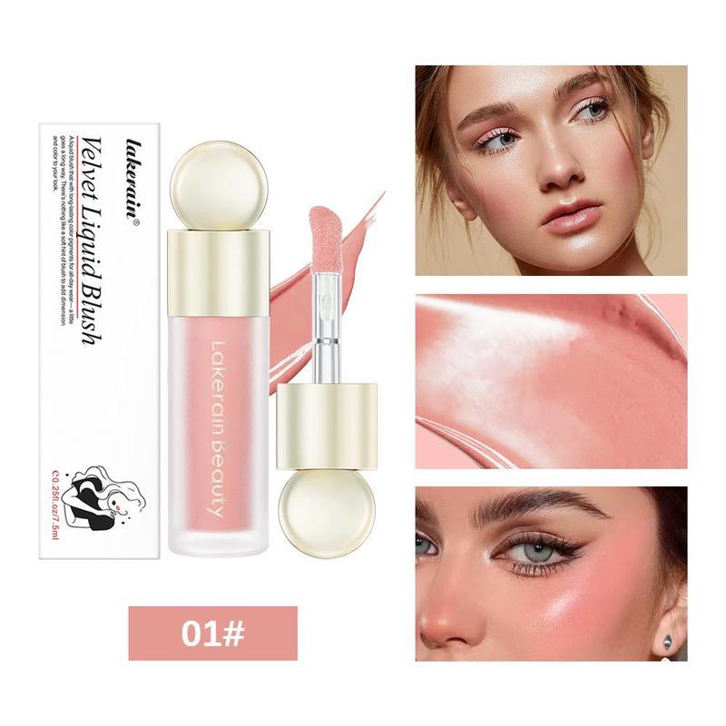 Long-lasting Smooth Cream Liquid Cheek Blusher, Smudge-proof Natural Look Blush Stick for Daily Makeup, Lightweight Soft Color Shadow for All Skins, Facial Cosmetic Tools, Daily Cosmetic