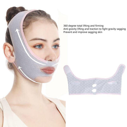 V-shaped Face Bandage, Reusable Face Bandage, Face Lifting & Tightening Face Bandage, Facial Skin Care Tool