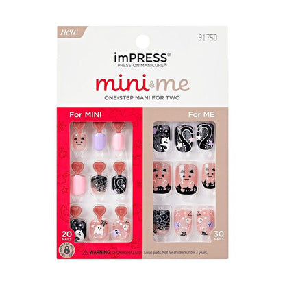 imPRESS Mini & Me Press-On Mani for 2 - Beware