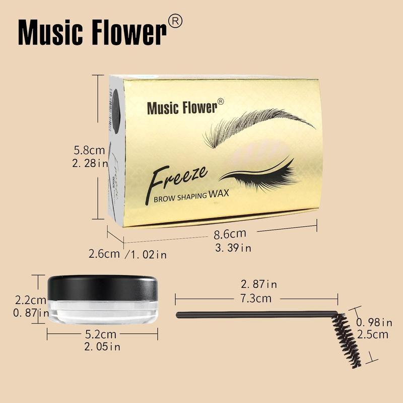 1/2/3pcs Transparent Eyebrow Gel, Brow Shaping Wax, Brow Styling Primer, Eye Brow Makeup Product