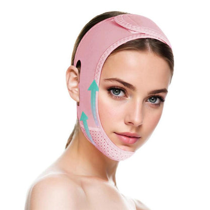 V Line Lifting Mask with Chin Strap for Double Chin, Face Skincare Lifting Belt for Women, Beauty & Personal Care Product