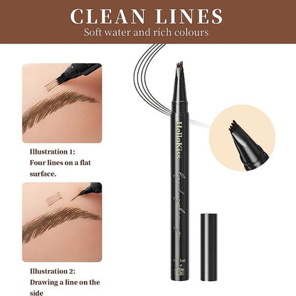 Liquid Eyebrow Pencil, 1 Count Long Lasting Brow Shading & Filling Pencil, Makeup Tool Easy to Apply