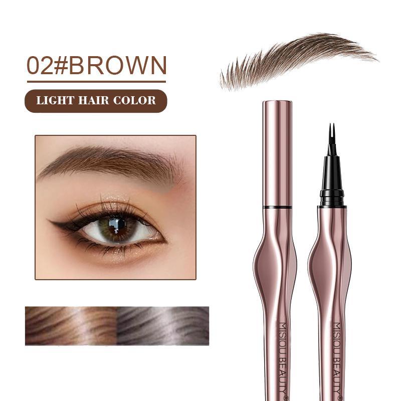 Long Lasting Eyebrow Pencil, Waterproof Eyebrow Pencil, Smudge Proof Brow Shading & Filling Pencil, Eye Brow Makeup Tool, Brow Styling Pen, Cosmetic Beauty Supplies