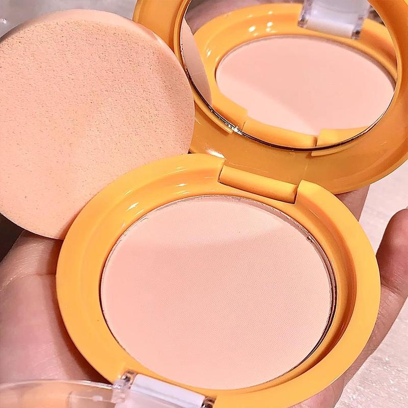 Long-lasting Oil Control Pressed Powder, Matte Makeup Setting Powder, Mattifying Makeup Powder To Smooths Skin and Covers Pores