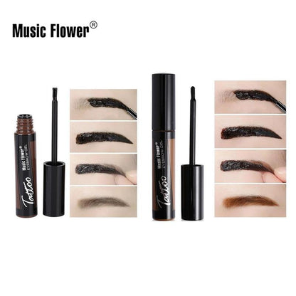 Eyebrow Dyeing Gel Kit, 2pcs/set Two Tone Waterproof Long Lasting Eyebrow Coloring Tool for Women