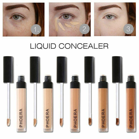 PHOERA Makeup Concealer Liquid Moisturizer HD Foundation /Primer  base optional