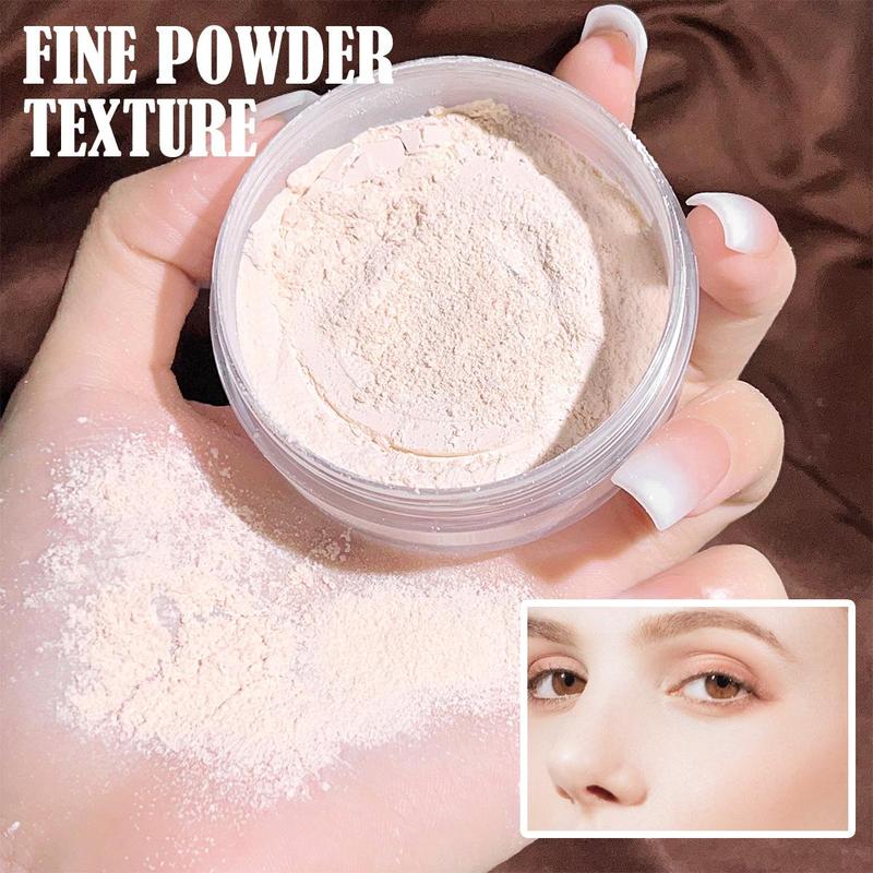 Long Lasting Matte Oil Control Loose Powder, 1 Count Makeup Setting Powder, Face Cosmetic Tools for Women