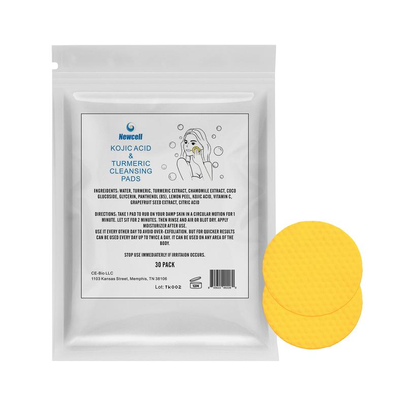 ESSENTIALS Turmeric Kojic Acid Cleansing Pads Skin Brightening