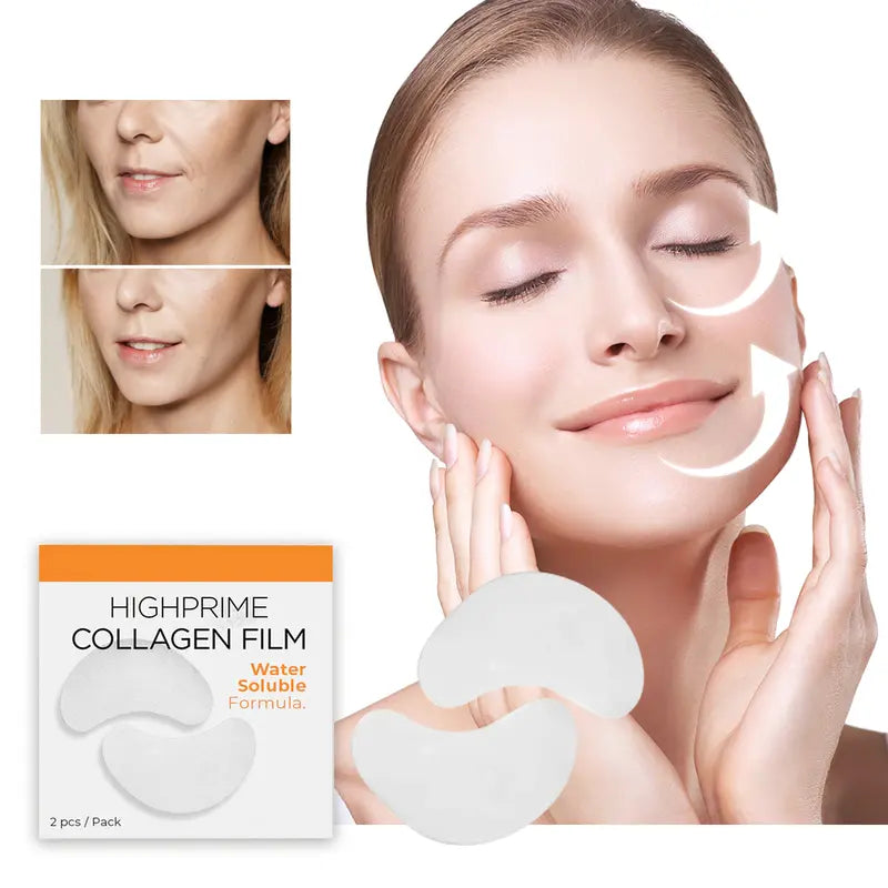 Collagen Film Korea Collagen Soluble Patches Film Anti Acne Aging Eye Mask Wrinkles Remover Moisturizing Face Lifting