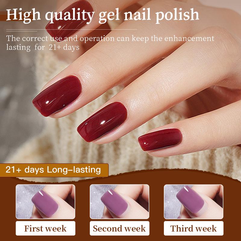 JODSONE 100 PCS Gel Nail Polish Kit No Wipe Soak off Base Coat and Matte Glossy Top Coat Gel Polish Collections Gifts for Manicure Lovers