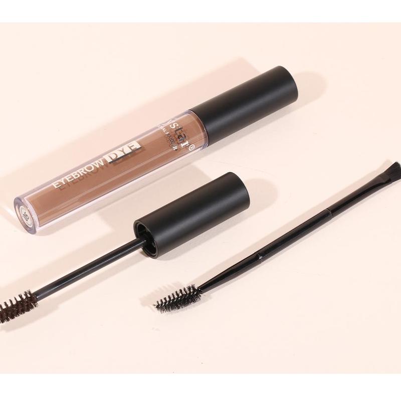 1 Set Eyebrow Makeup Kit, Including Eyebrow Dye & Double-ended Eyebrow Brush, Long Lasting Eyebrow Makeup Products for Women