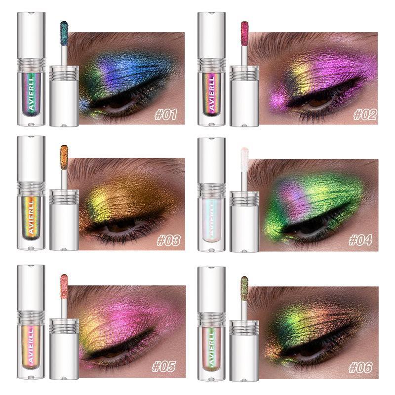 Create Stunning Eye Looks with 6-Color Multi Chrome Chameleon Eyeshadow Sticks & Diamond Shiny Glitter Liquid Eyeshadow Pens