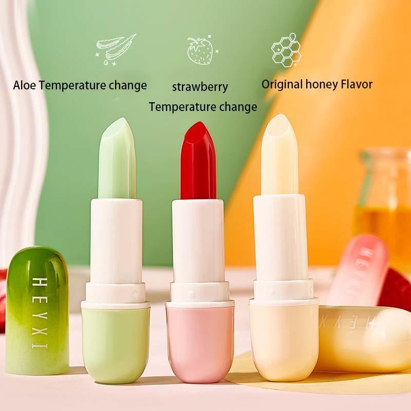 3 Color Changing Lipstick, 3 Counts Moisturizing Lipstick, Female Lip Care Products, Nourishing and Refreshing Lipstick, Lip Care Products, Moisturizing Lips, Lip Makeup Suitable for All Occasions