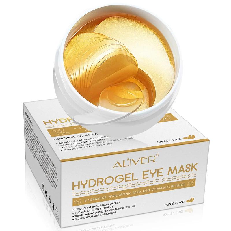 Hydrogel Eye Mask, 60pcs/box Under Eye Mask, Eye Care Product for Men & Women, Mask for Reducing The Look Of Dark Circles, Puffiness