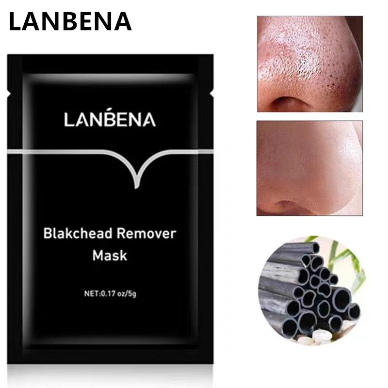 LANBENA Charcoal Nose Strips, Charcoal Blackhead Remover Pore Strip