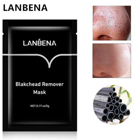 LANBENA Charcoal Nose Strips, Charcoal Blackhead Remover Pore Strip