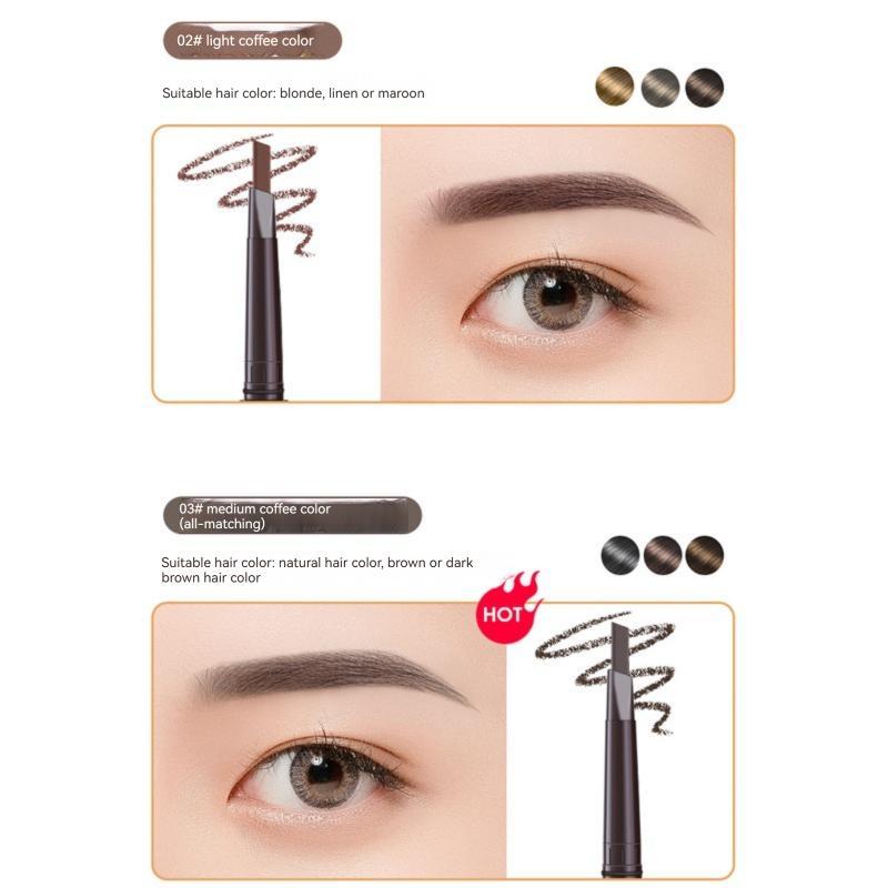 Eyebrow Pencil, 1 Count Long Lasting Eyebrow Pencil, Brow Styling Brush, Brow Shading & Filling Pencil, Eye Brow Makeup Brushes, Brow Brush Makeup Tool, Brow Styling Pen