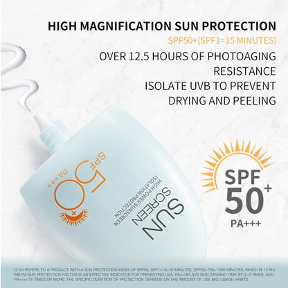 Moisturizing Sunscreen Lotion, Non-greasy Sunscreen Cream, Long Lasting Sunscreen Cream, Sunscreen Cream For Men & Women