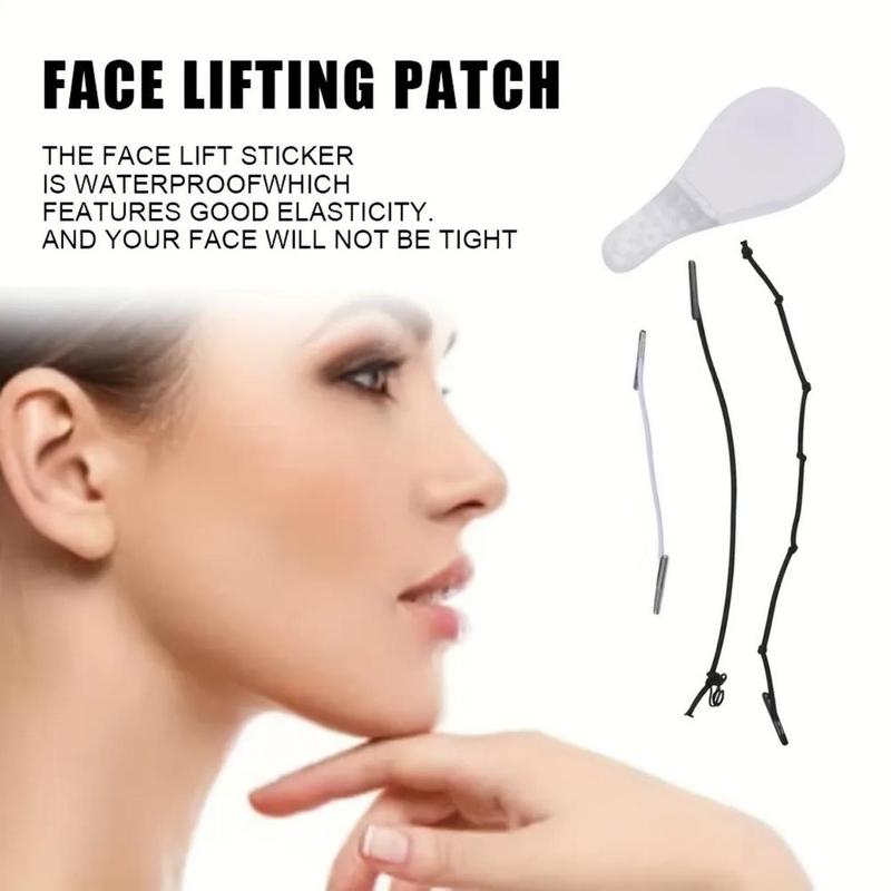 40pcs Face Lifting Sticker & 3pcs Rope Set, V-shaped Face Lifting Strap, Face Lifting Sticker for Women