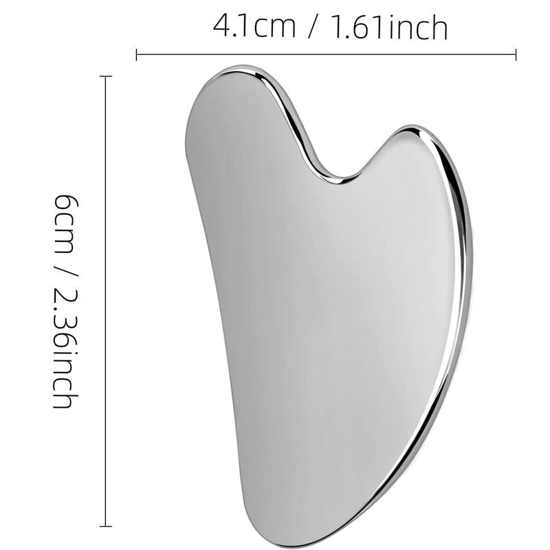 Stainless Steel Gua Sha Facial Tool, 1 Count Face Massage Tool, Skin Care Tool for Face and Body Treatment, Relieve Tensions and Reduce Puffiness, Suitable for Women and Men