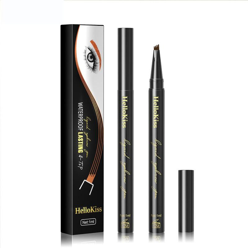 Liquid Eyebrow Pencil, Waterproof Long Lasting Brow Styling Pen, Brow Shading & Filling Pencil, Brow Brush Makeup Tool, Eye Brow Makeup Products