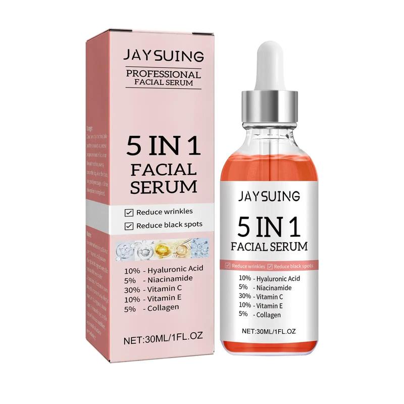 5 in 1?Hyaluronic?Acid Face Serum for Women,?Moisturizing?Facial Care Essence for Firming Skin, Comfort?Hydrating Facial Skin Care?Moisturizer for Daily Use