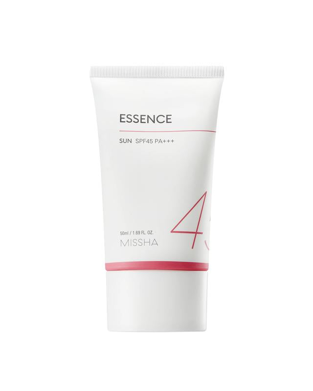 [Missha] All-Around Safe Block Essence Sun (SPF45/PA+++) 50ml, Soothing Moisture, Water and Sweat Resistant, Lightweight Texture, Nourishing Sunscreen, Impenetrable UV Protection