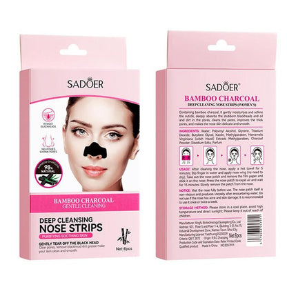 6pcs Blackhead Remover Strip, Blackhead Remover Patches, Deep Cleansing Nose Strip