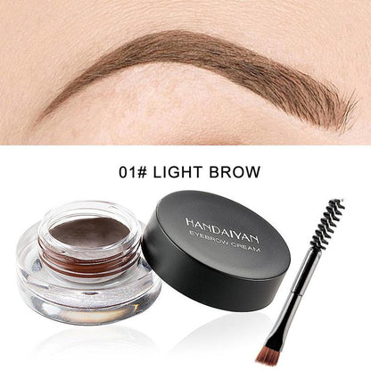 Eyebrow Gel, 1 Count Long Lasting Waterproof Eyebrow Gel, Filling & Shaping Enhancer with Brush