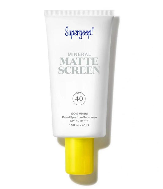 Supergoop! Mineral Mattescreen Physical Sunscreen Cream SPF 40 - 1.5 fl oz