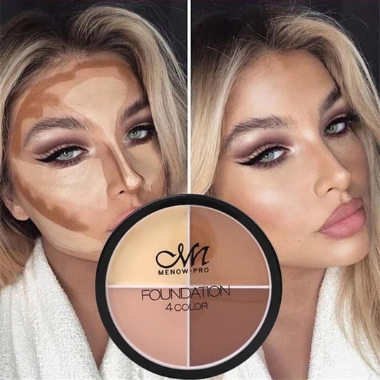 3Colors Face Foundation Palette Long Lasting Covers Dark Circles Corrector Contour Concealers High Coverage Cosmetic Cream Makeup