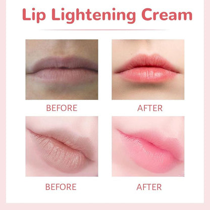 Lips Pink Fresh Fast Lightening Bleaching Cream Balm Treatment Remove Dark Lips Lip Cream Lip Lightening Brightener for Dark Lips to Restore Hydrate Plump Dry Chapped Lips for Smoker (1pc)