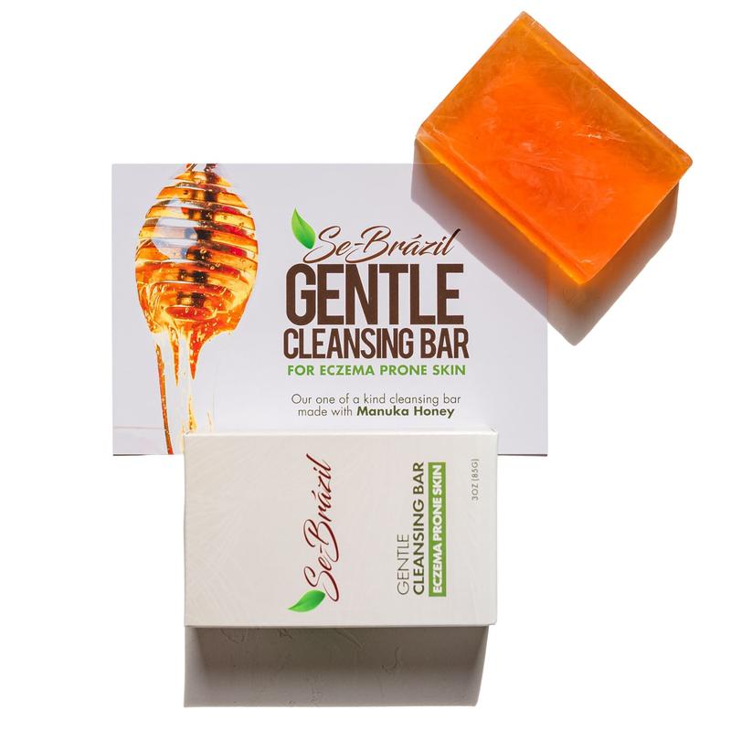 Se-Brazil Gentle Cleansing Bar for Eczema Prone Skin Honey Daily Soothing