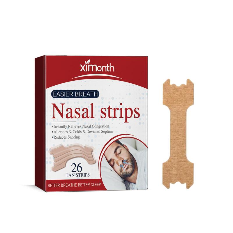 Nasal Strips, Breathable Nasal Patch Helps Stop Snoring and Instant Nasal Congestion Relief